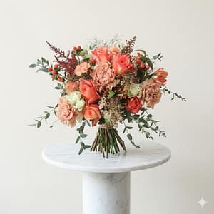 Cherry Bloom Bridal Bouquet
